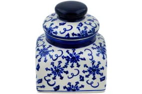 7" Jar with Lid - Elegant Winter