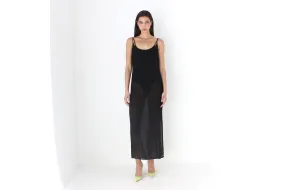 90s Gianfranco Ferre Relaxed Gauze Slip Dress