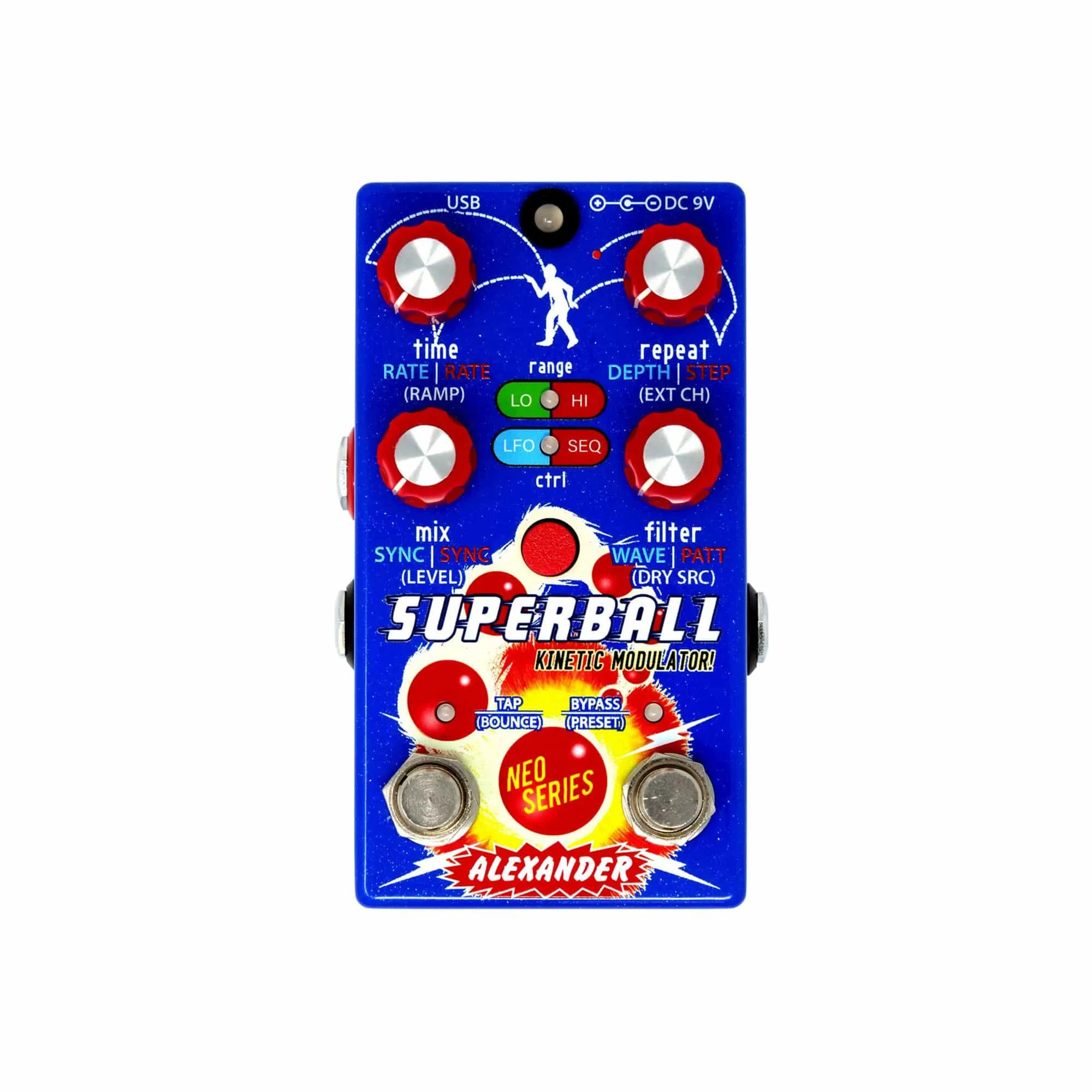 Alexander Pedals Superball Pitch Shifting Delay/Filter