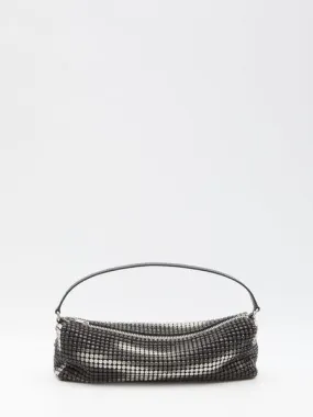 ALEXANDER WANG Heiress Mini Crystal Mesh Shopper