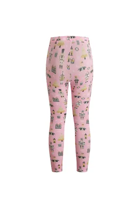 Alma Leggings (Kids) | Nutcracker Bubblegum | Leggings fra Liberté Ami