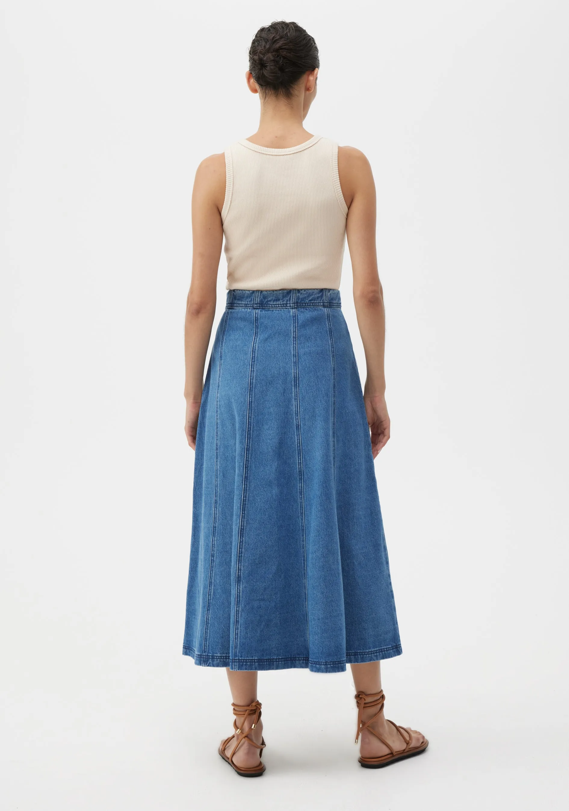 Amiko Denim Skirt_Blue