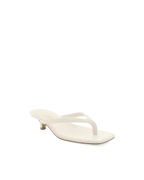 Amy Kitten Heels | Ivory