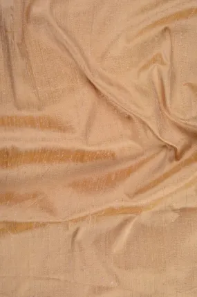 Apricot Wash Dupioni Silk Fabric