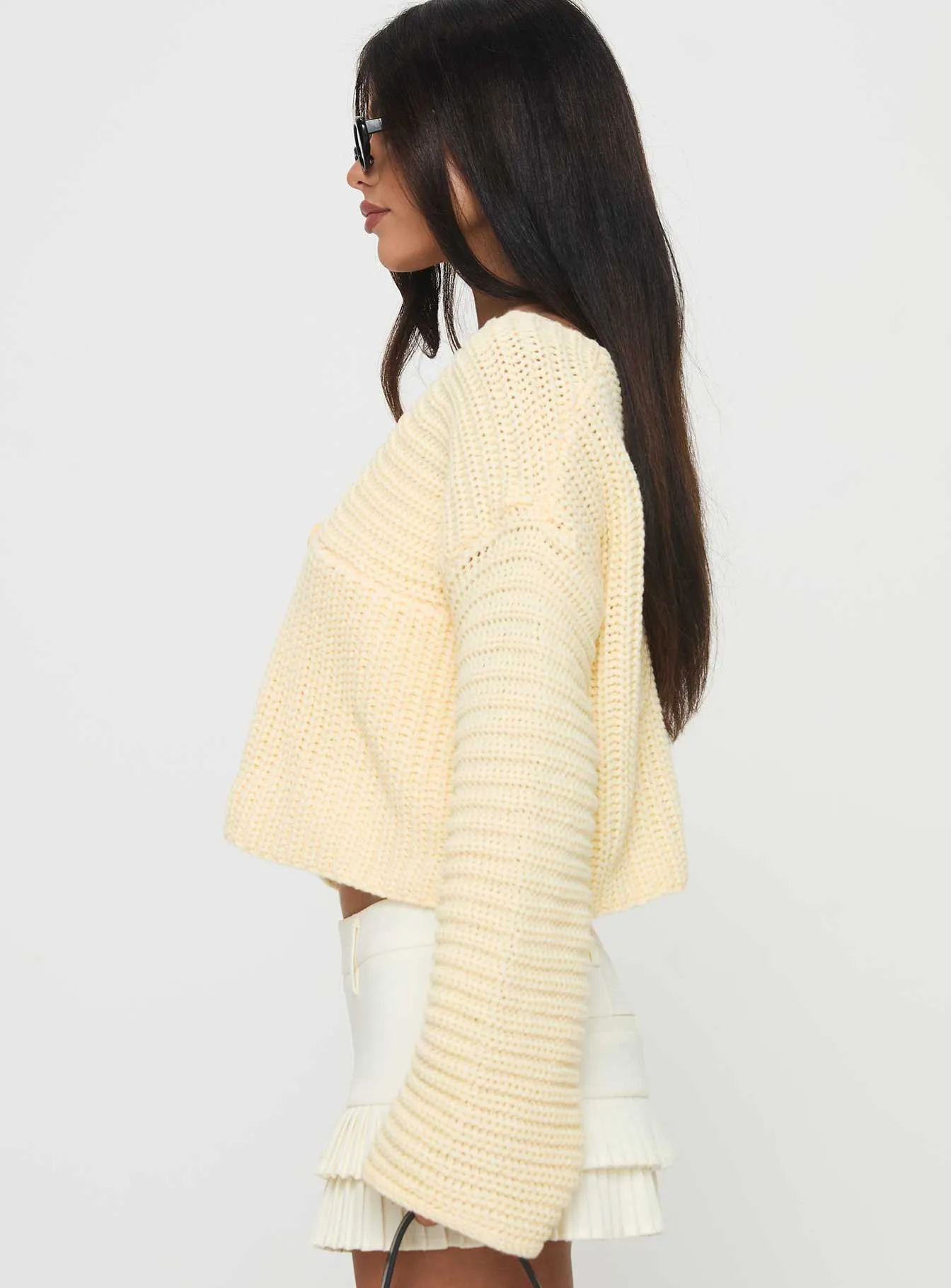 Artha Cardigan Lemon