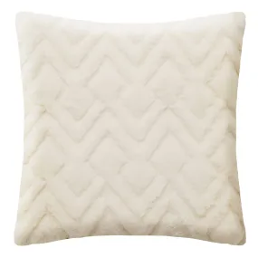 Atmosphera Flannel Cushion White