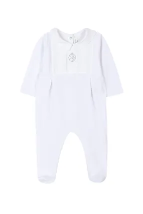 Babygrow - White Bib Collar