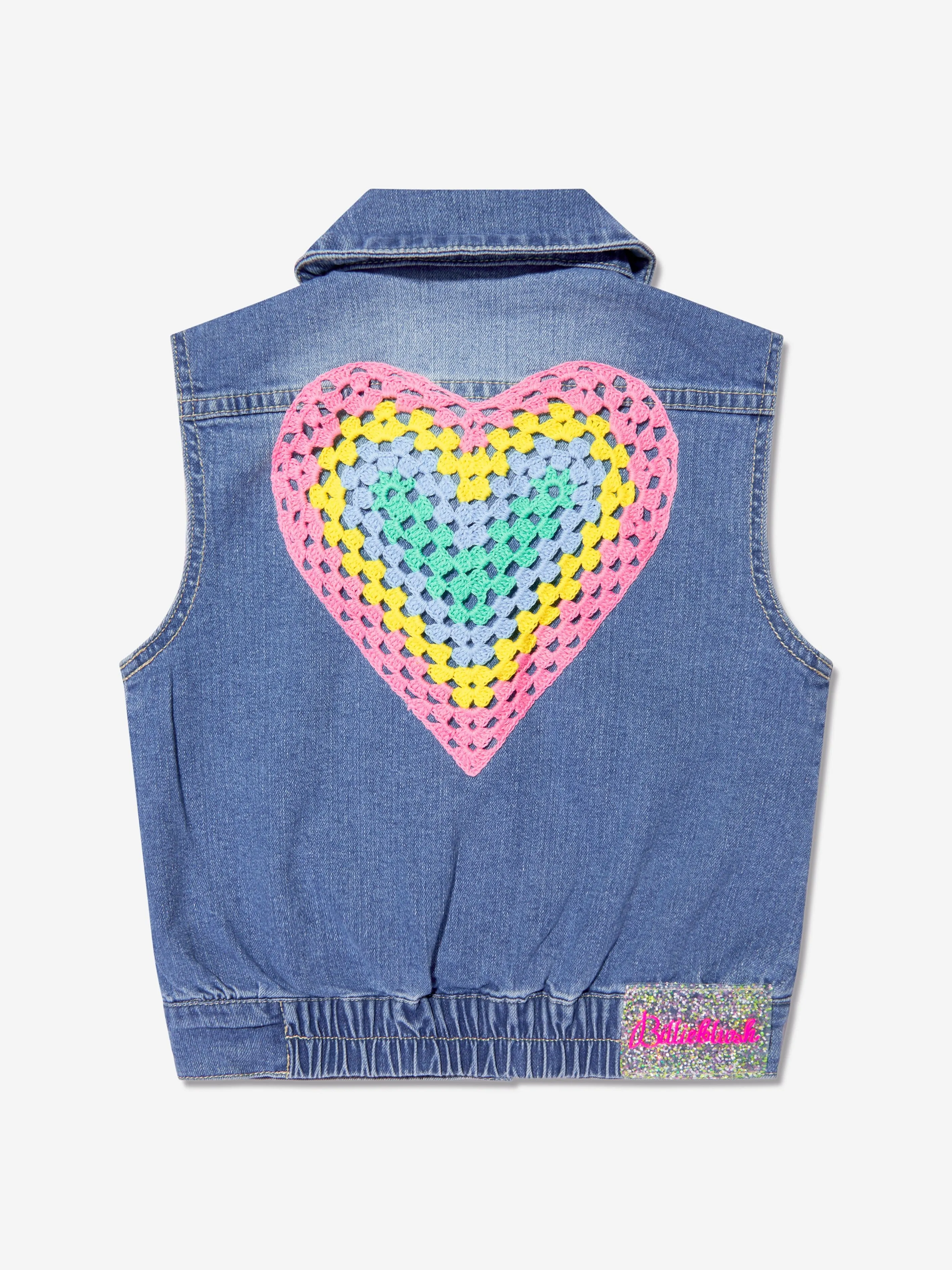 Billieblush Girls Denim Gilet in Blue