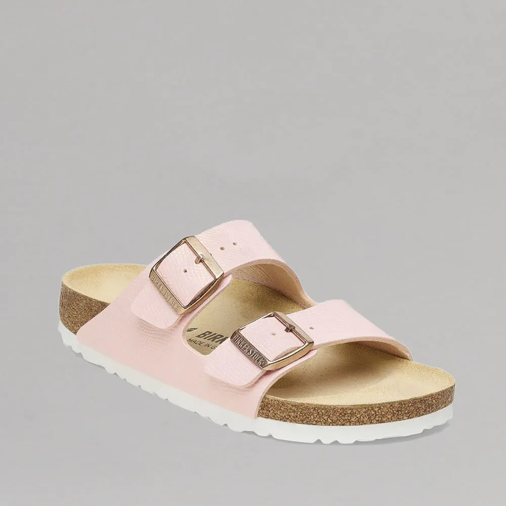 BIRKENSTOCK - ARIZONA SHINY 1026467 - LIGHT ROSE EMBOSSED