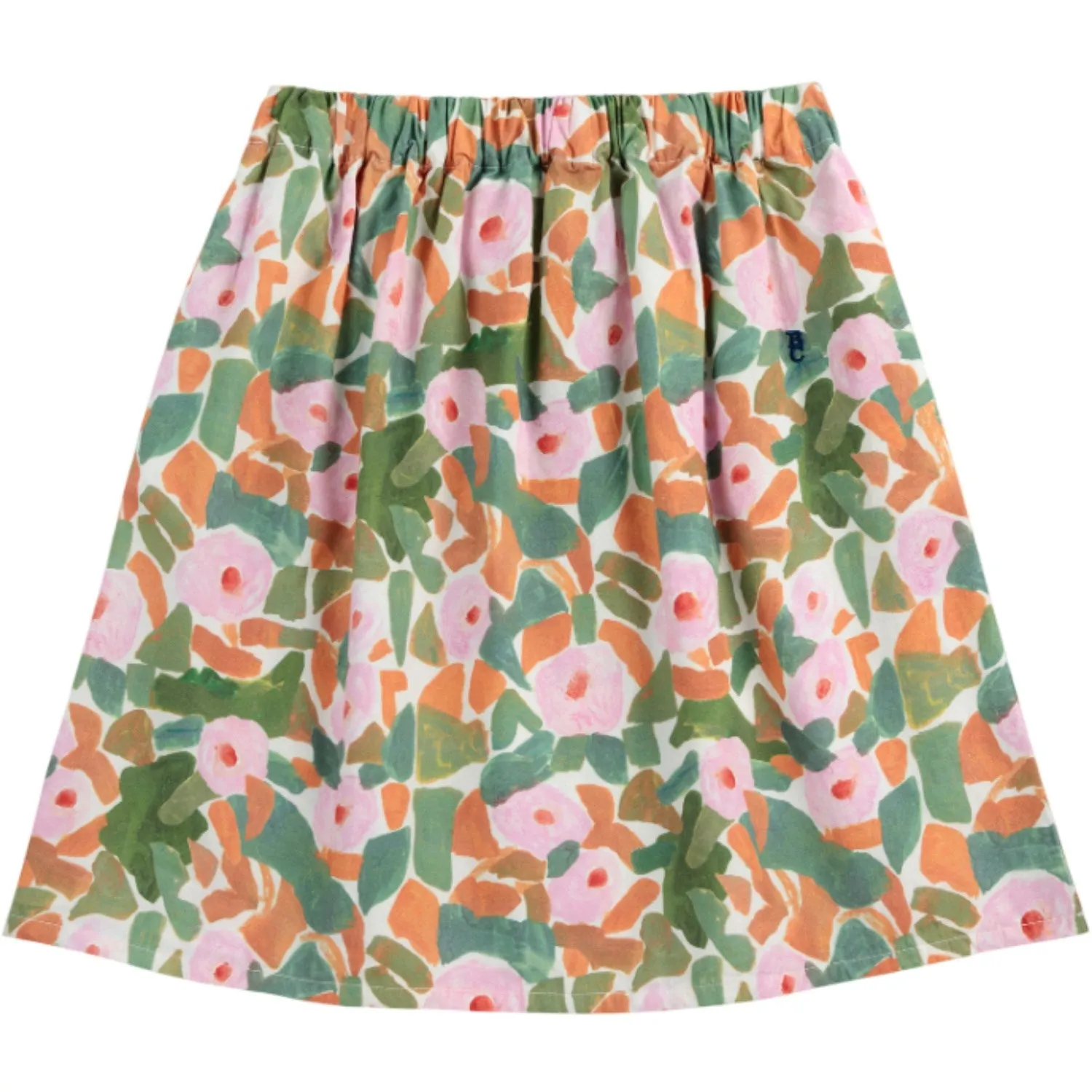 Bobo Choses Multicolor Floral All Over Woven Midi Skirt