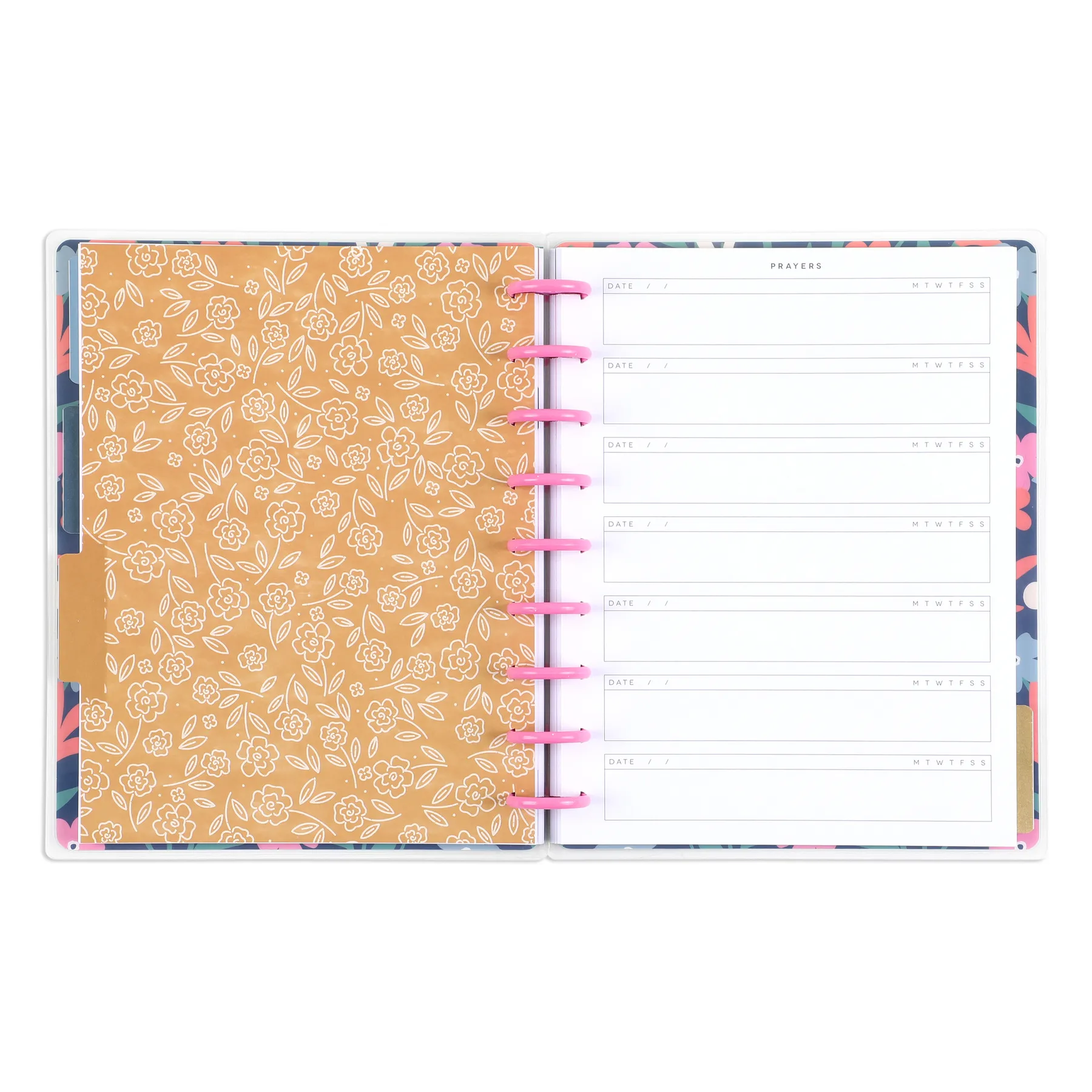 Bold Blossoms - Classic Guided Faith Journal - 80 Sheets