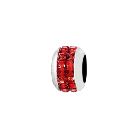 Brighton Women's Spectrum Silver Red Bead