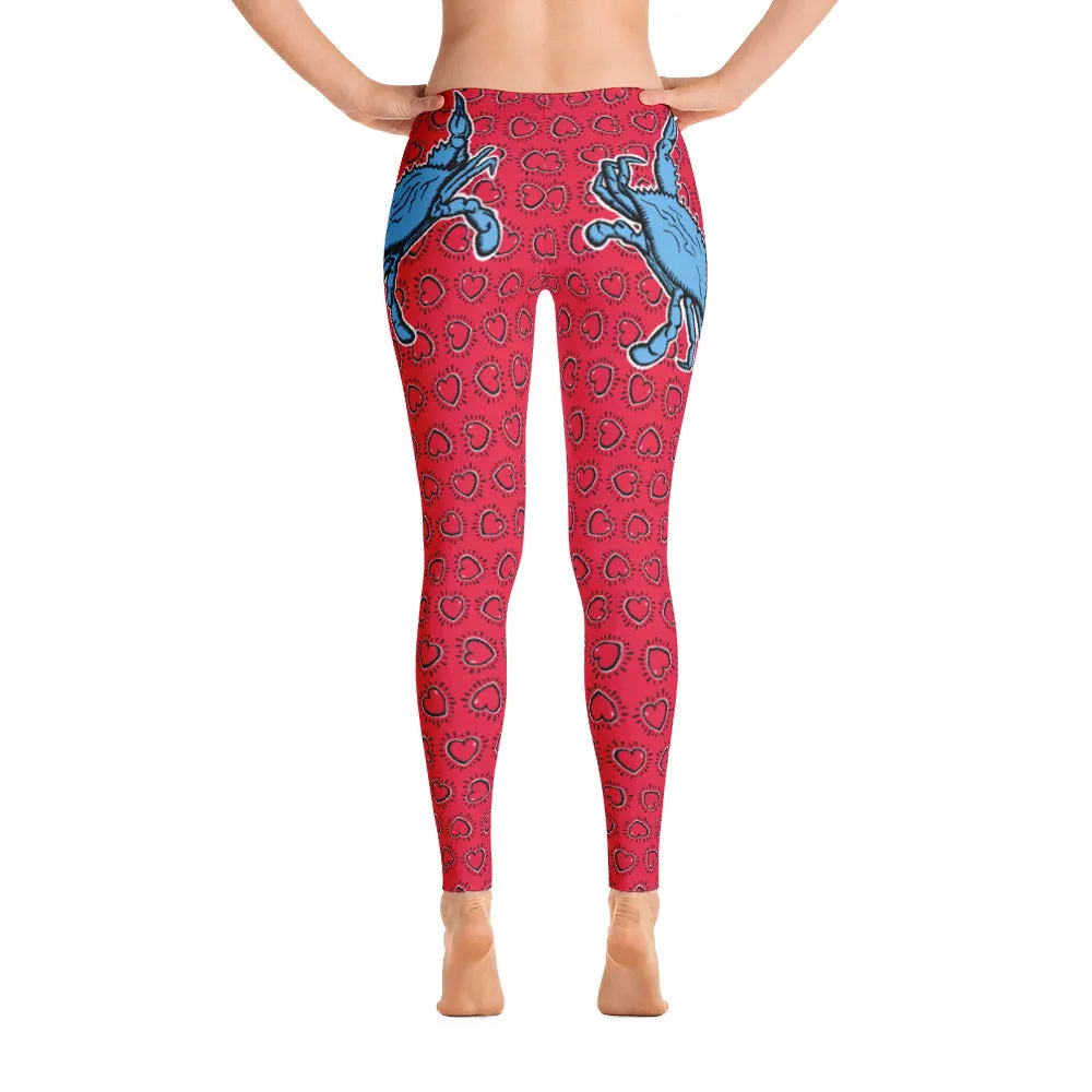 Care for Crabs Leggings