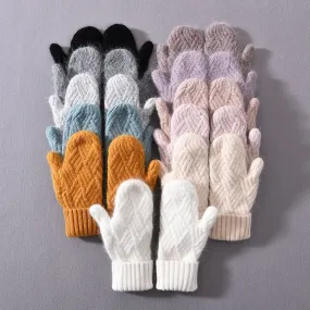 Cashmere Knit Mittens for Unmatched Warmth & Style