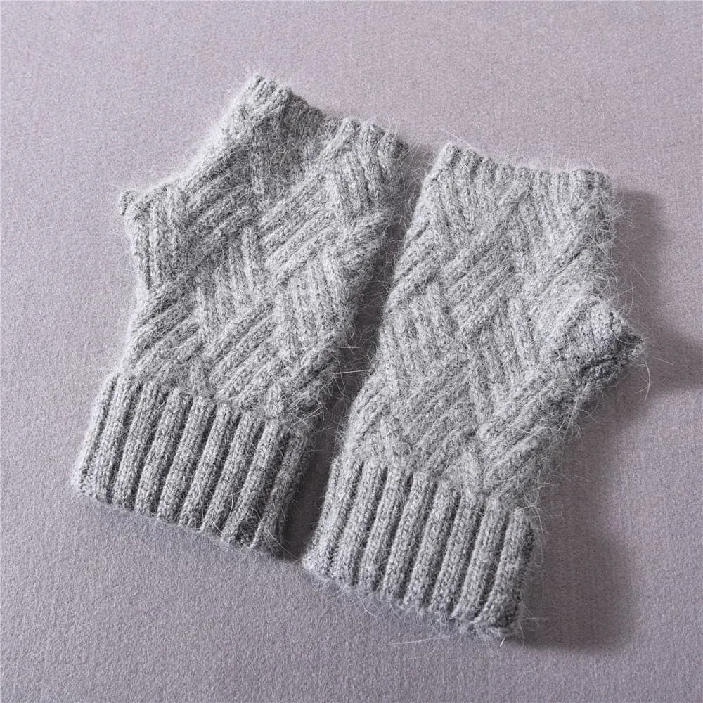 Cashmere Knit Mittens for Unmatched Warmth & Style