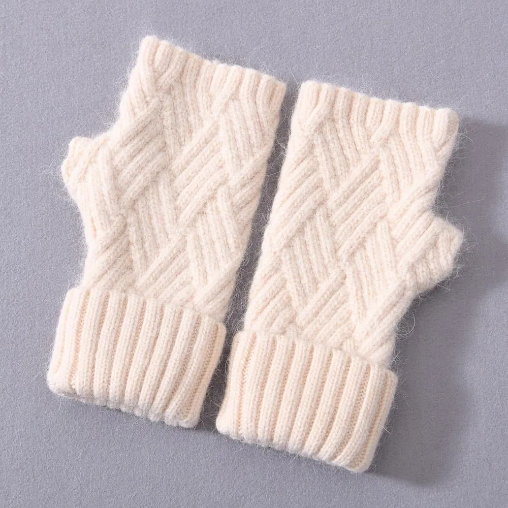 Cashmere Knit Mittens for Unmatched Warmth & Style