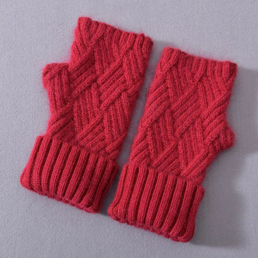 Cashmere Knit Mittens for Unmatched Warmth & Style