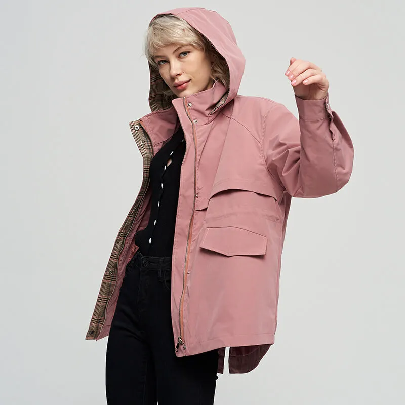 Casual Hooded Windbreaker Jacket