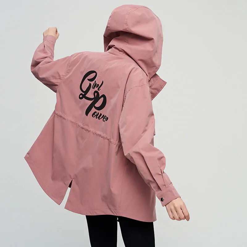 Casual Hooded Windbreaker Jacket