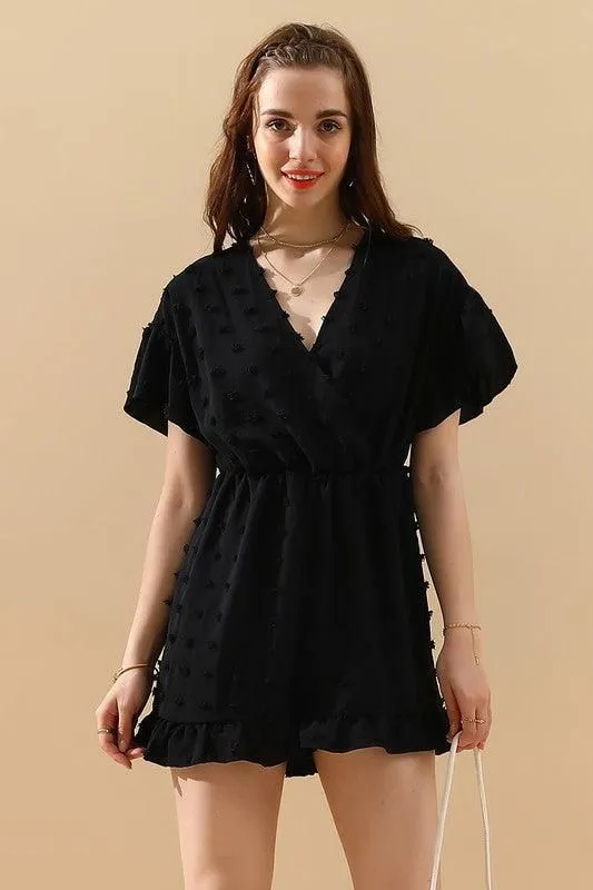 CASUAL RUFFLED CHIFFON JUMPSUIT