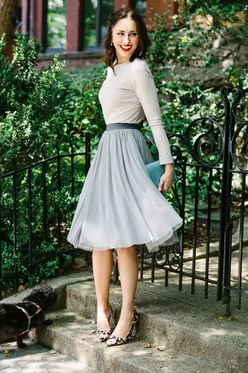 Chic Elegance Midi Skirt