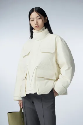 Coat / JNBY Cropped Cargo Down Coat