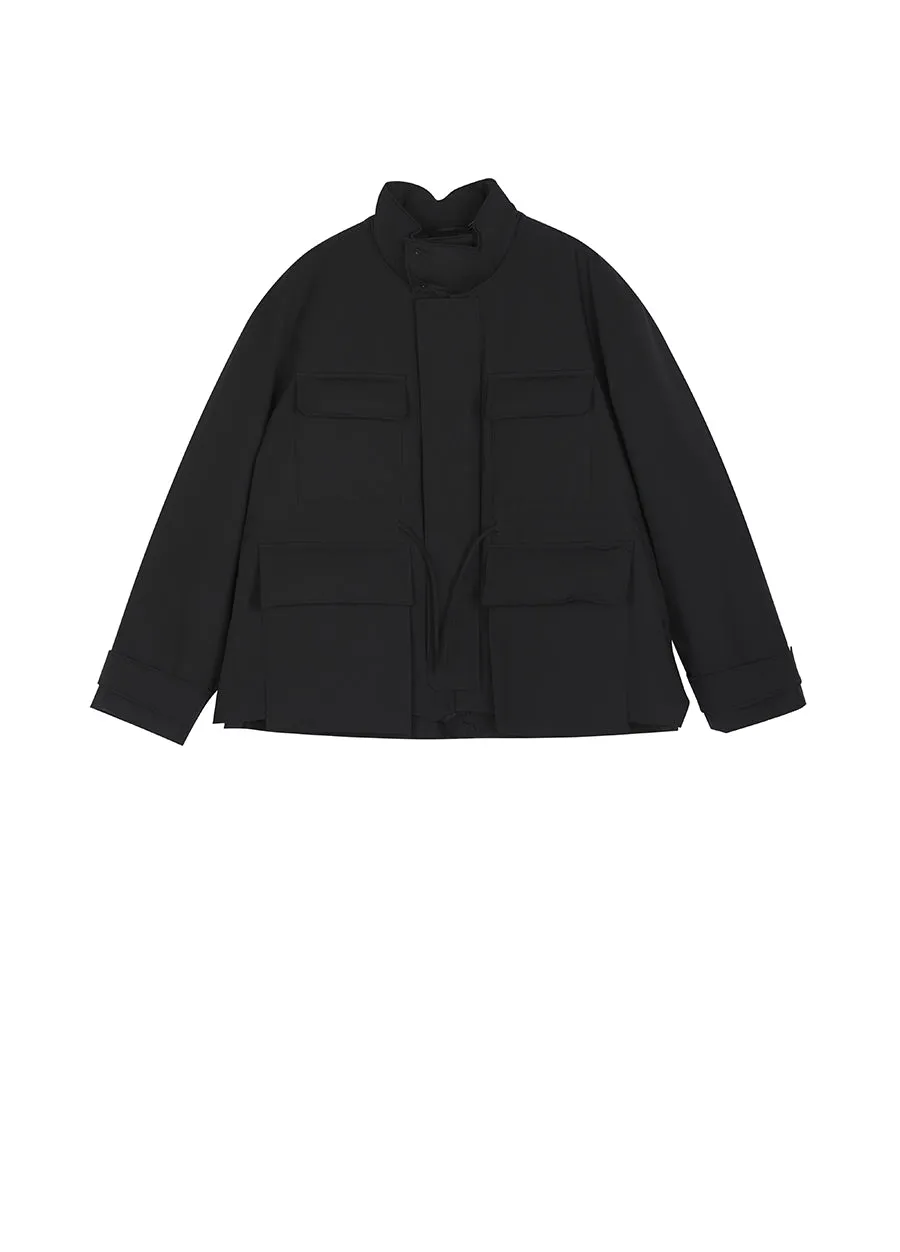 Coat / JNBY Cropped Cargo Down Coat