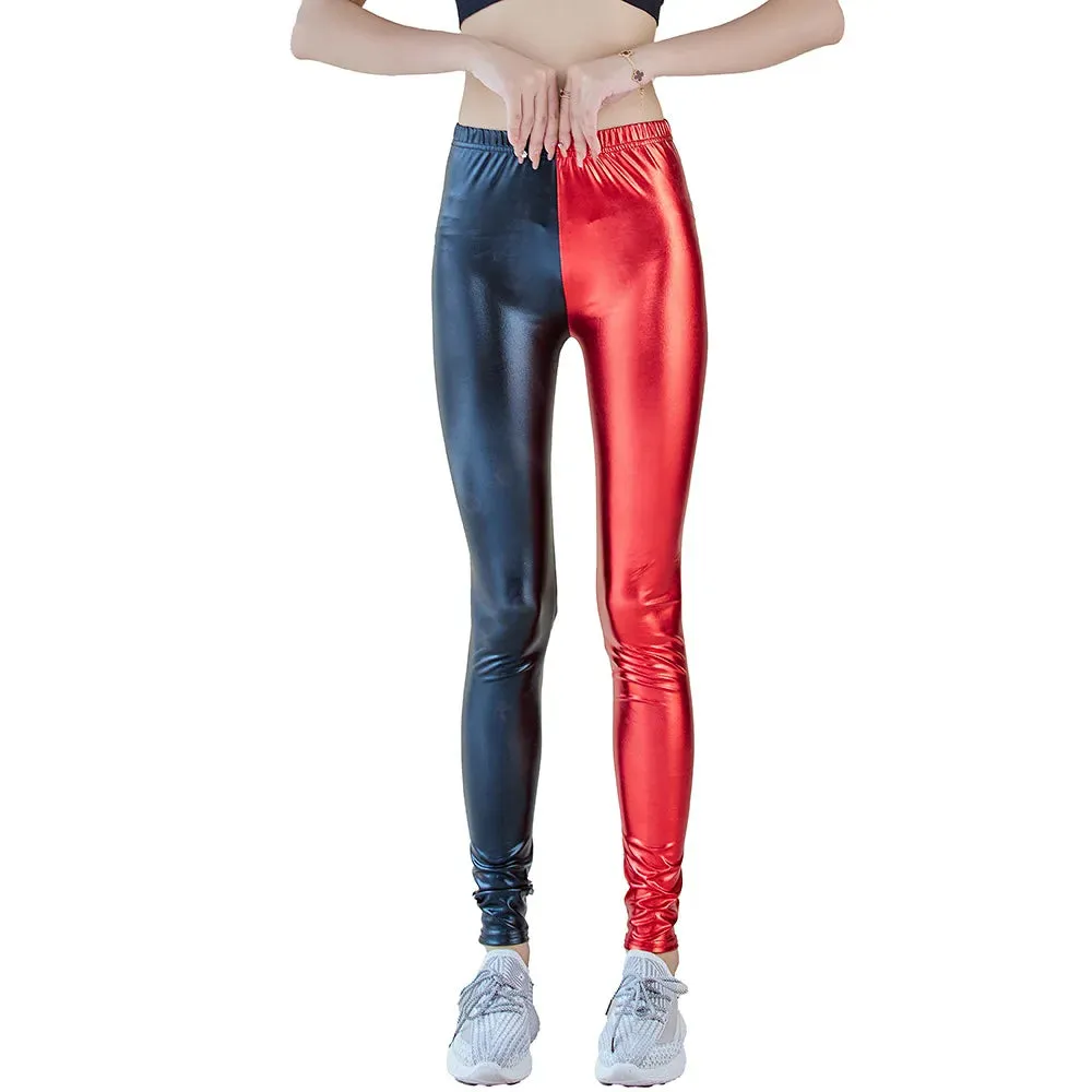 Colorful Metallic Leggings