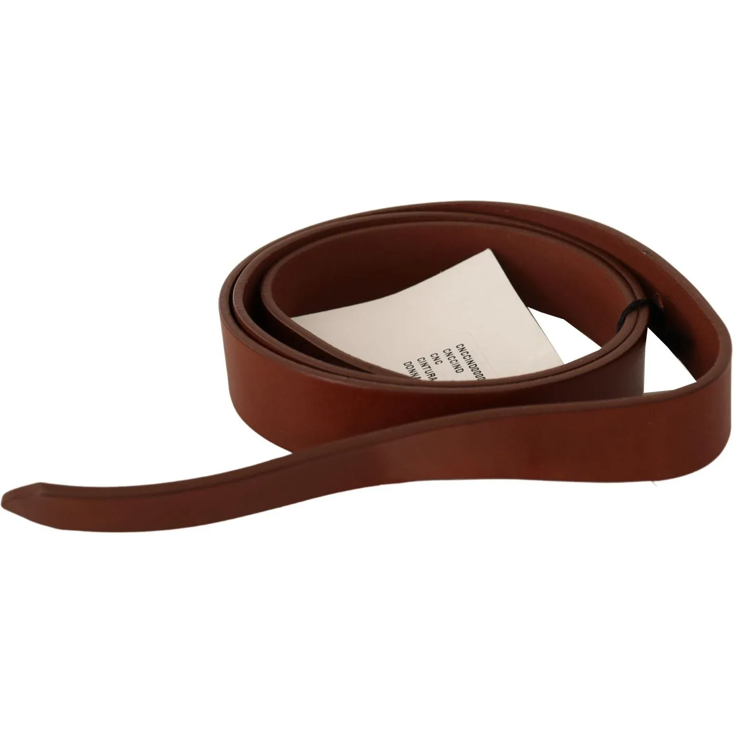 Costume National Elegant Brown Leather Fashion Belt