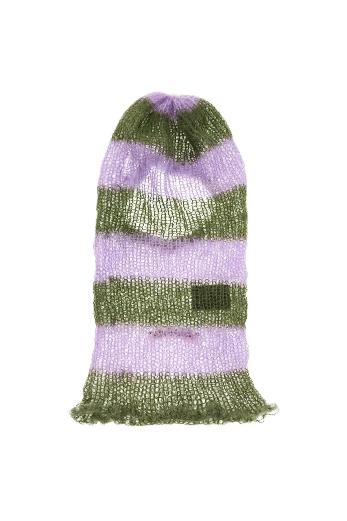 Crusade Striped Mohair Balaclava Helmet