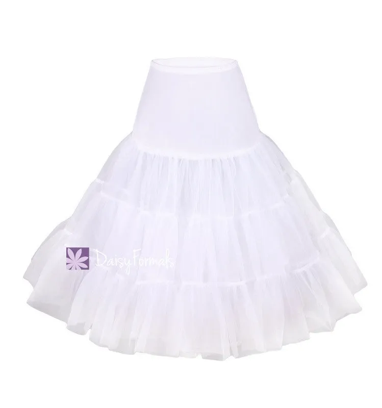 DaisyFormals Petticoat Crinoline Retro Vintage Swing 1950's Rockabilly Slip (PT001)