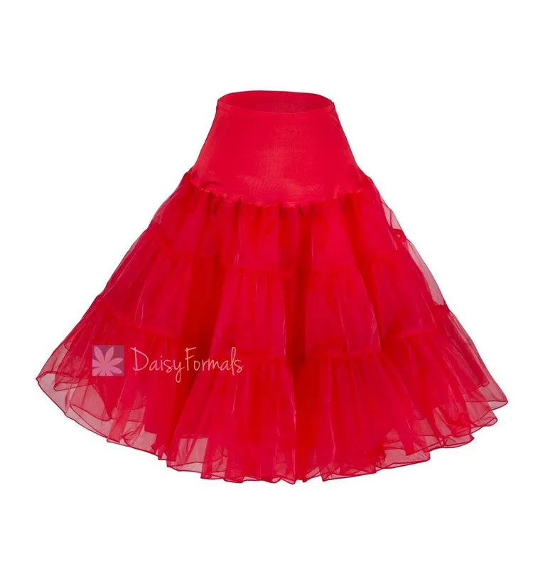 DaisyFormals Petticoat Crinoline Retro Vintage Swing 1950's Rockabilly Slip (PT001)