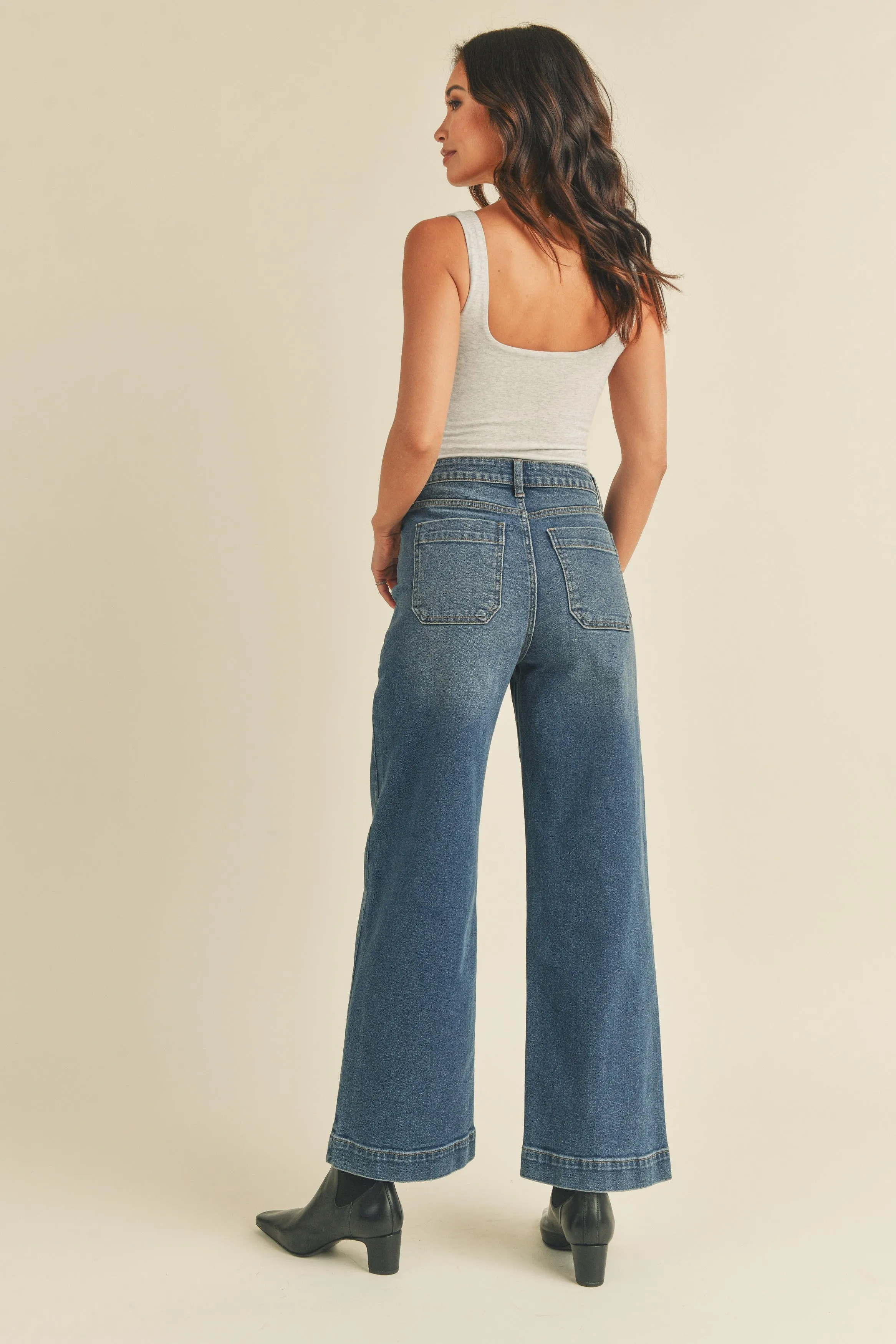 Denim Utility Pants