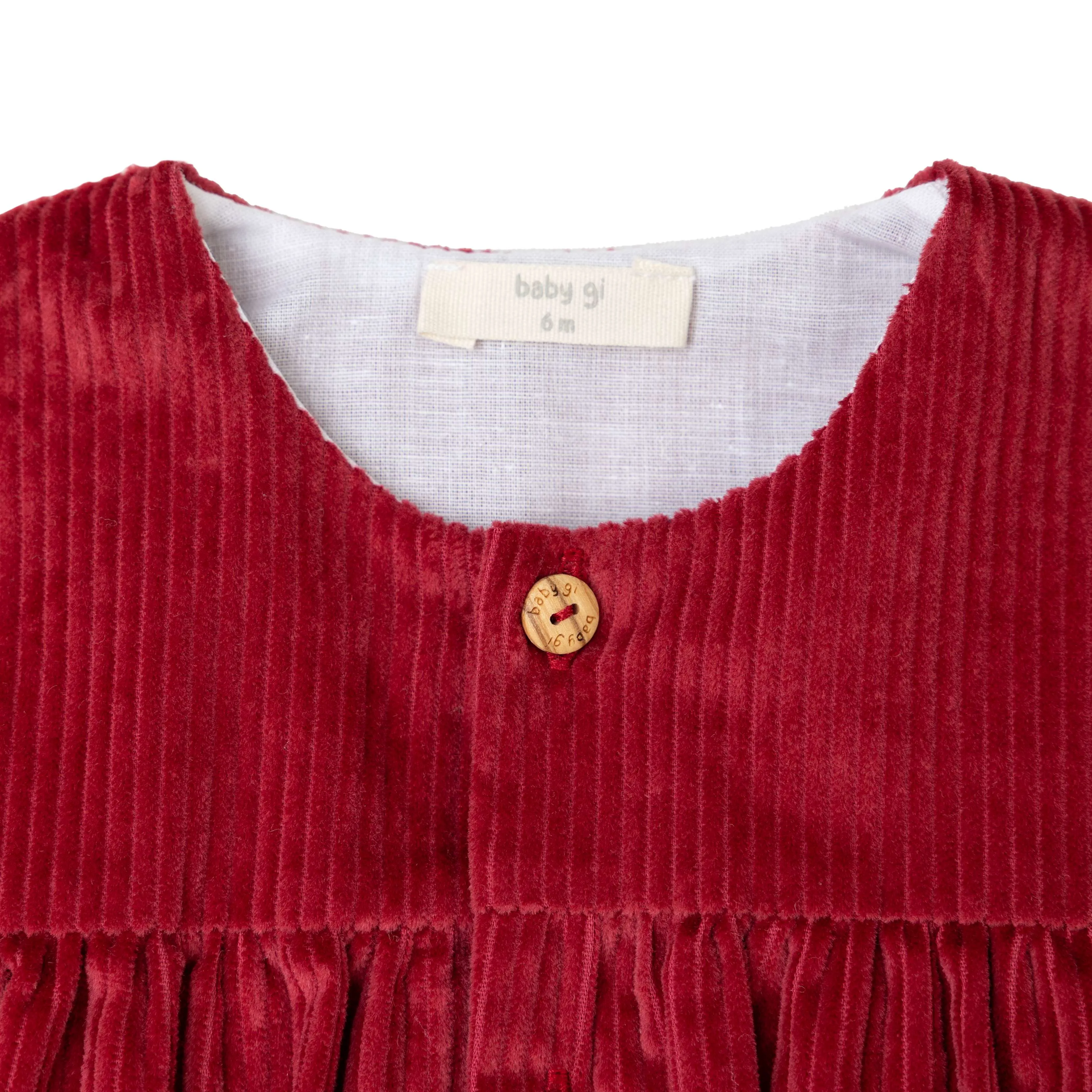 Dress - Bordeaux Corduroy