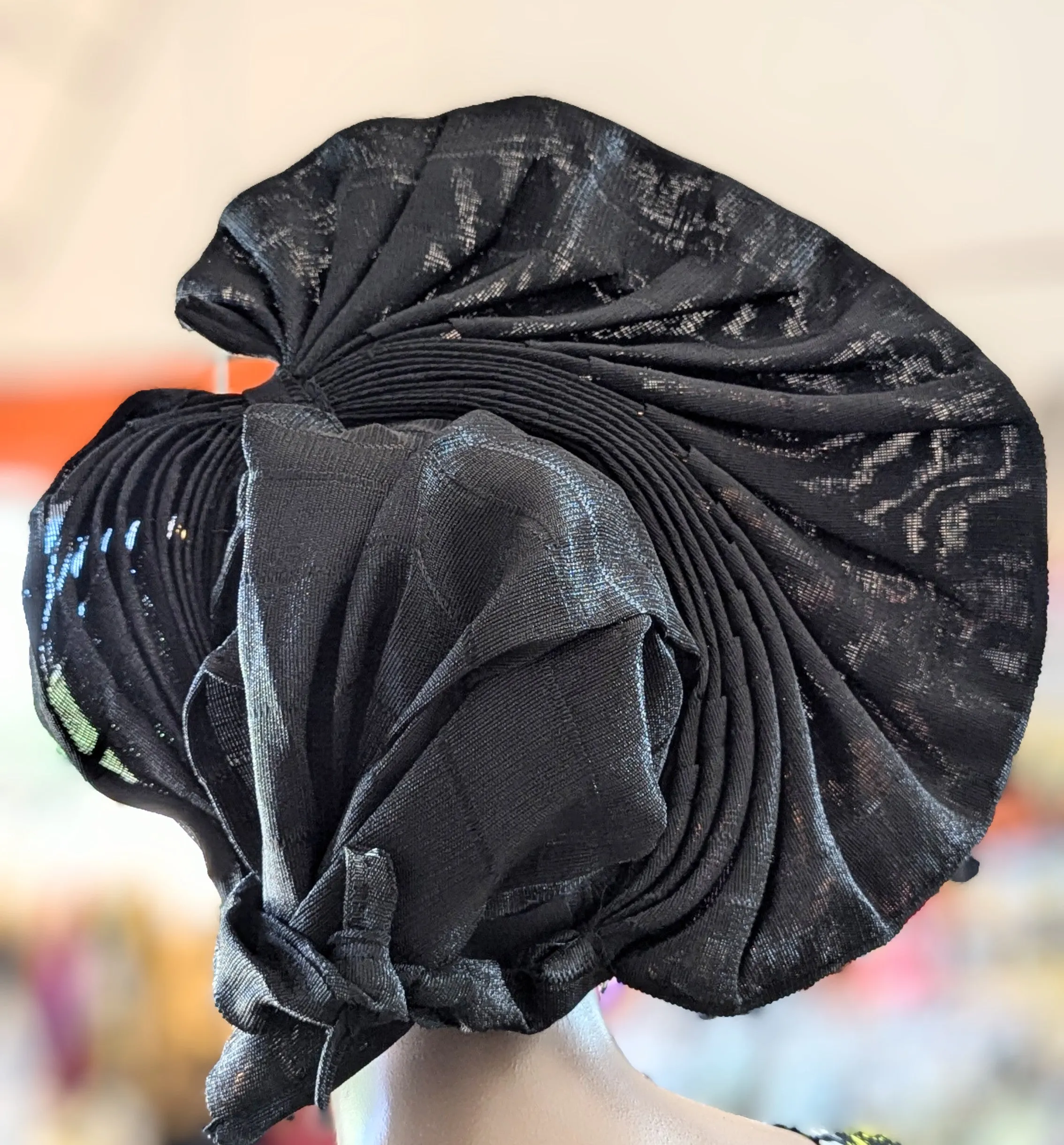 Dupsie's Adetokunbo African Autogele Ready Gele Head Wrap Hat DPAABIF3