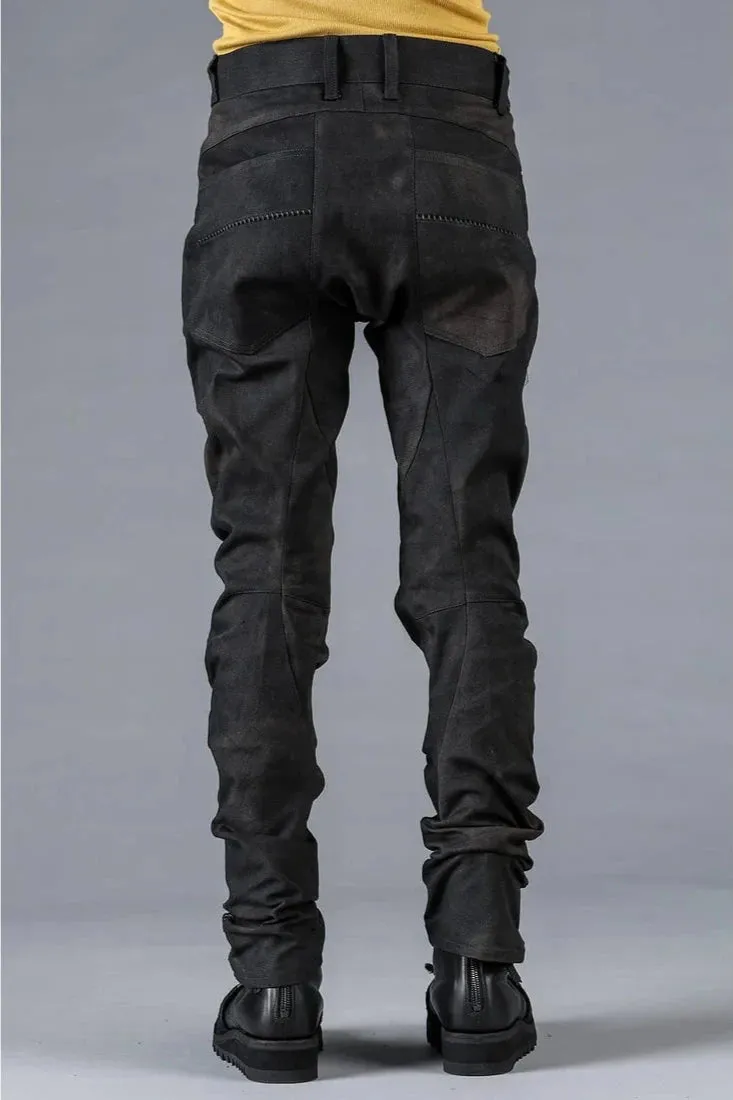 Dust Stretch Denim Overlock Twist Curve Slim Pants