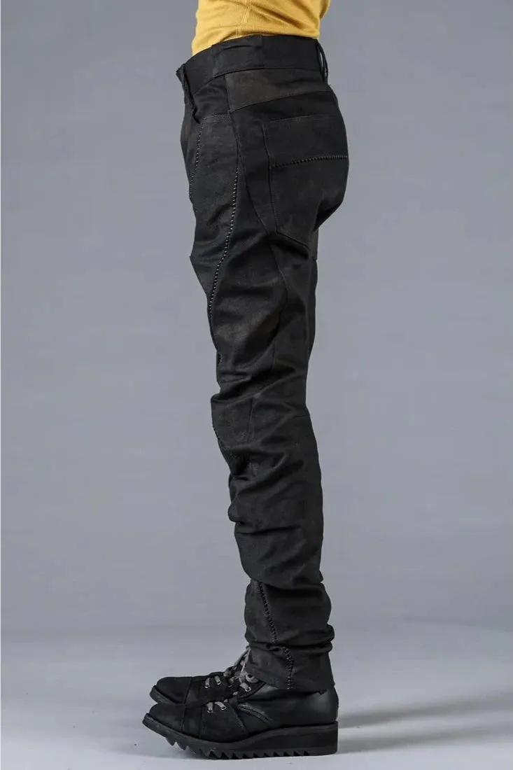 Dust Stretch Denim Overlock Twist Curve Slim Pants