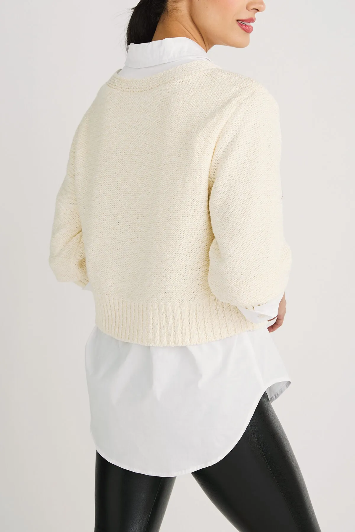 Elan Sweater Crop Combo