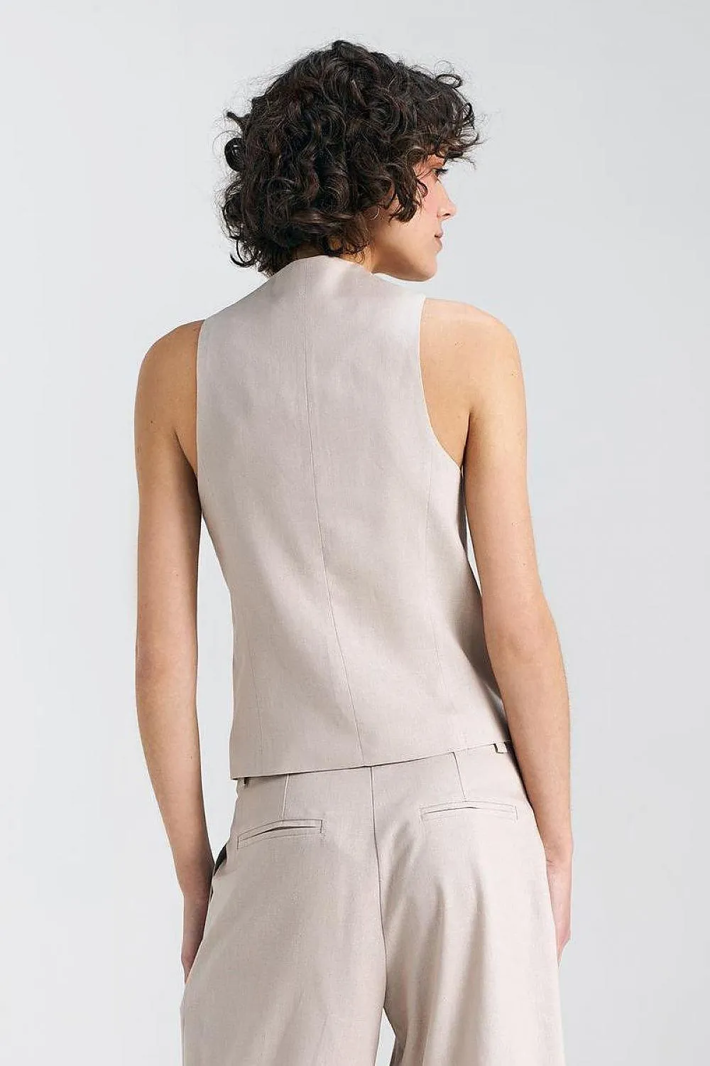 Elegant Linen Vest