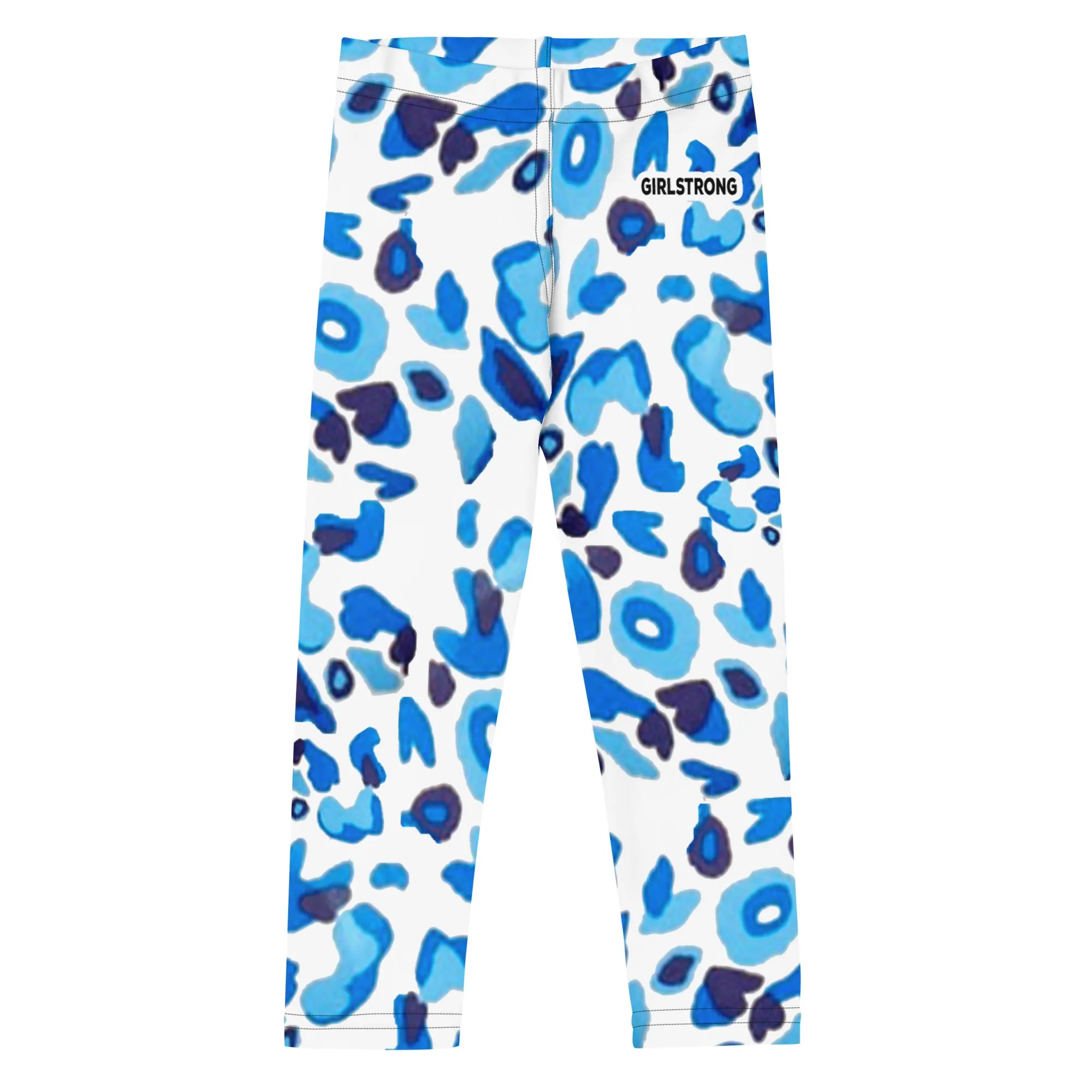 ELEVATED ESSENTIALS, THE PERFECT KID'S LEGGING BLUE LEOPARD