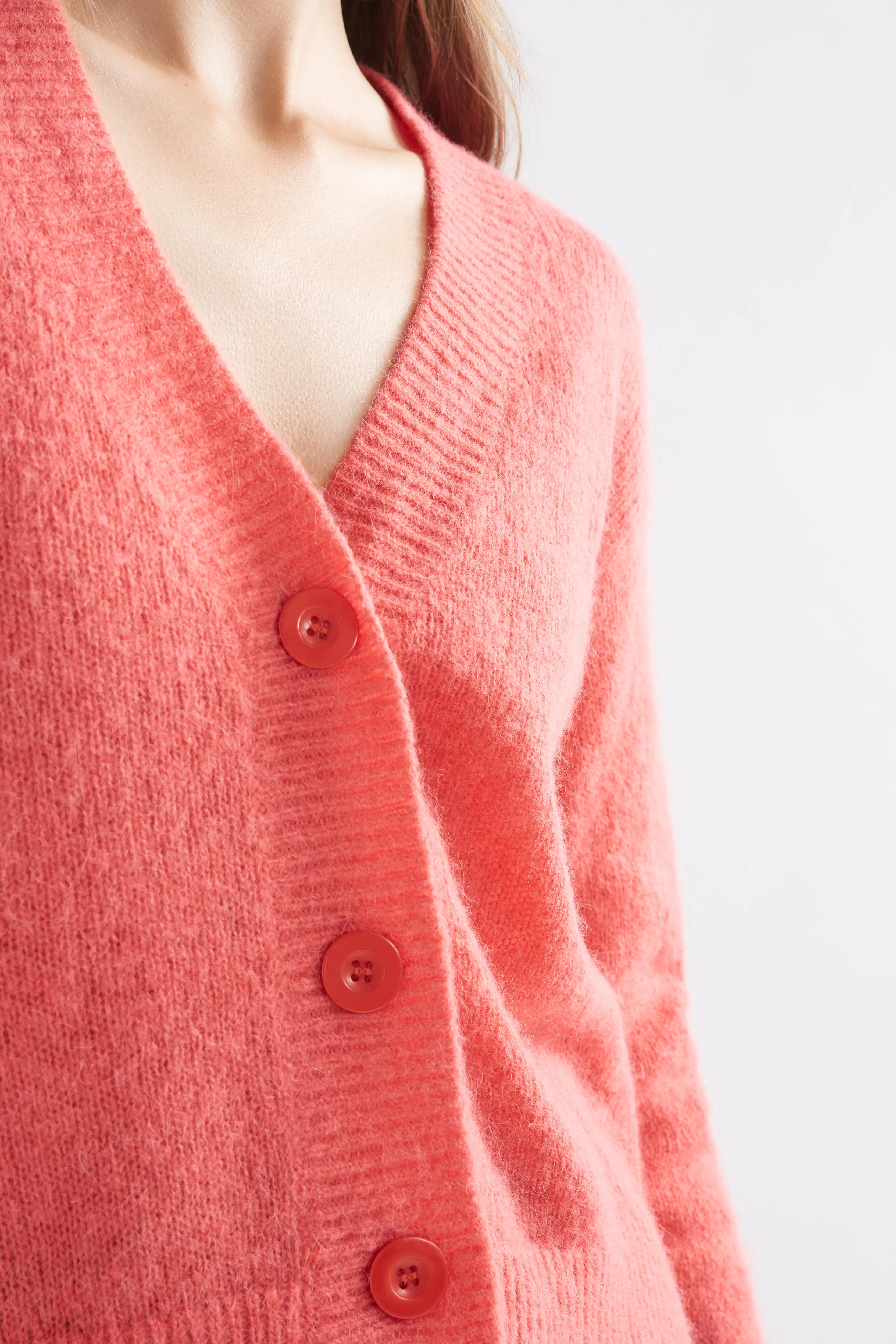 Elk Drue Cardigan - Pink Punch