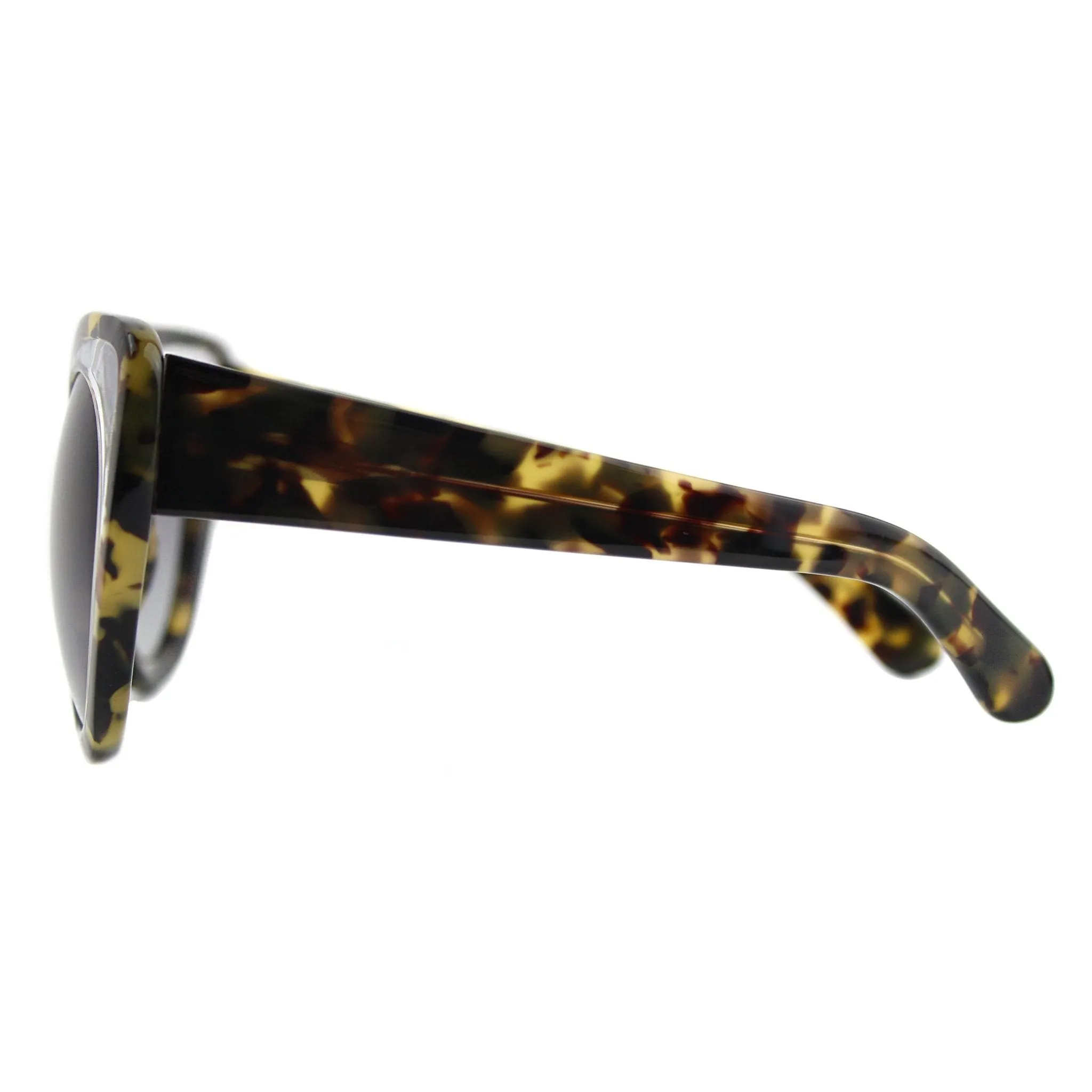 Erdem Ladies Sunglasses Cat Eye Clear Tortoise Shell and Grey EDM14C5SUN