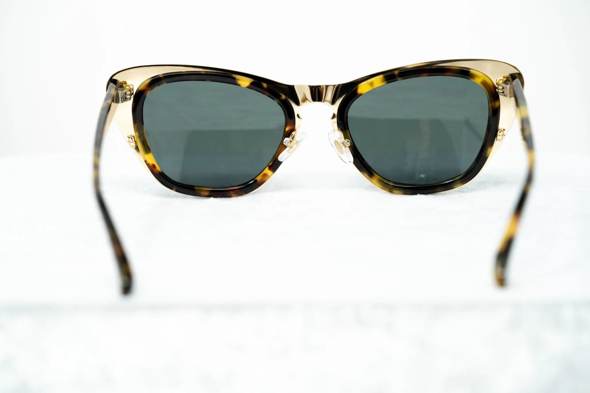 Erdem Ladies Sunglasses Cat Eye Gold Tortoise Shell and Grey EDM17C2SUN