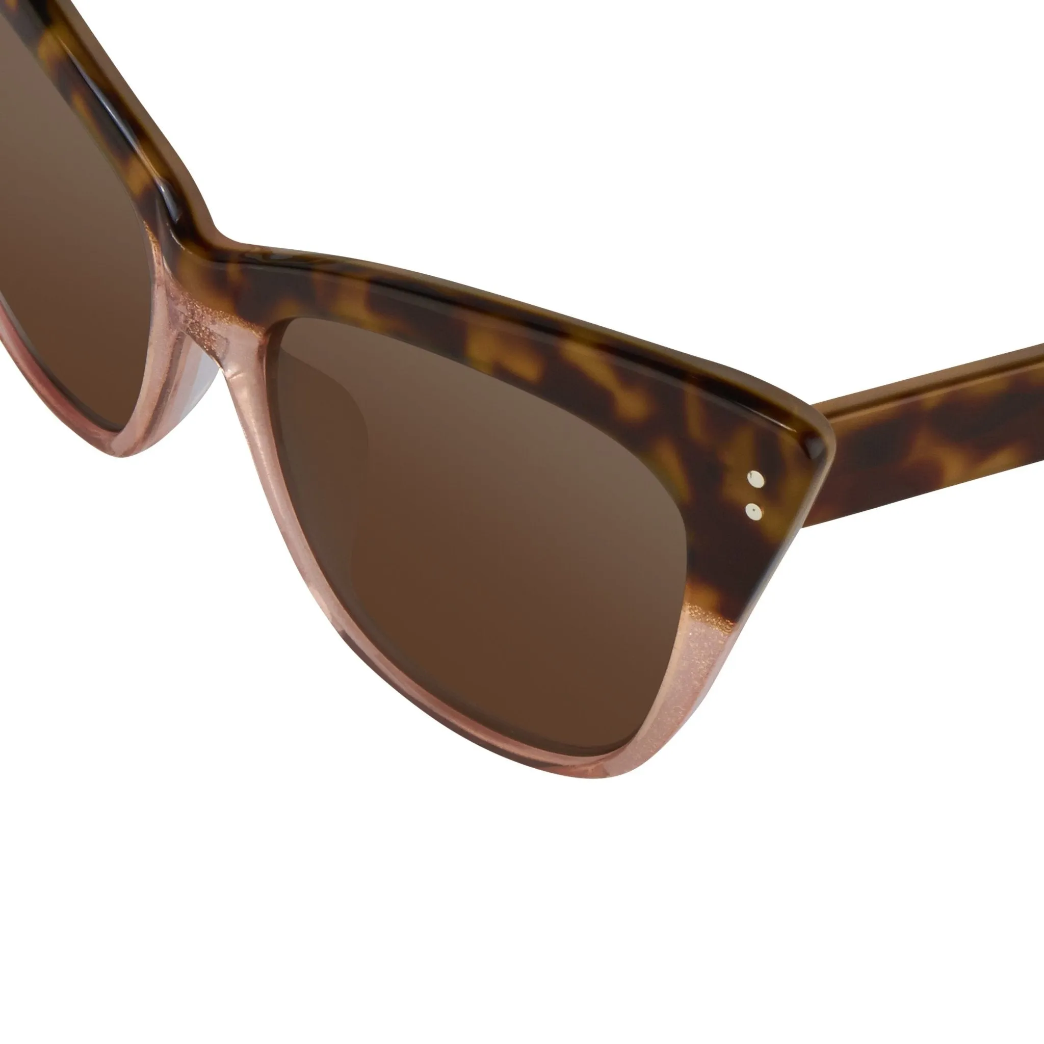 Erdem Ladies Sunglasses Cat Eye Tortoise Shell and Brown EDM22C1SUN