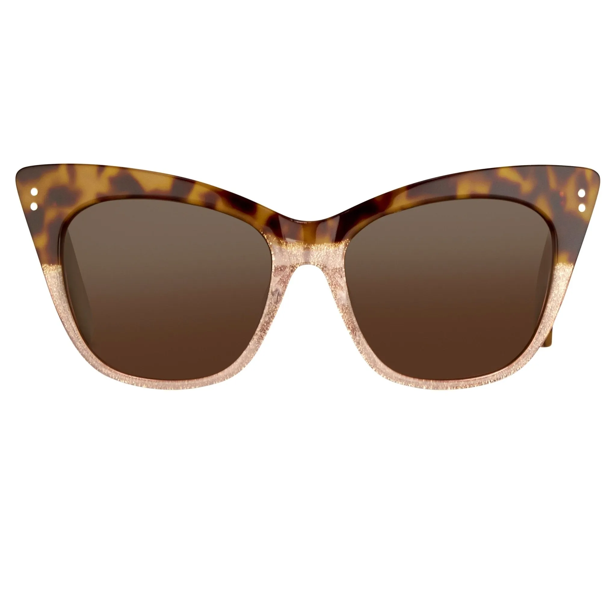 Erdem Ladies Sunglasses Cat Eye Tortoise Shell and Brown EDM22C1SUN