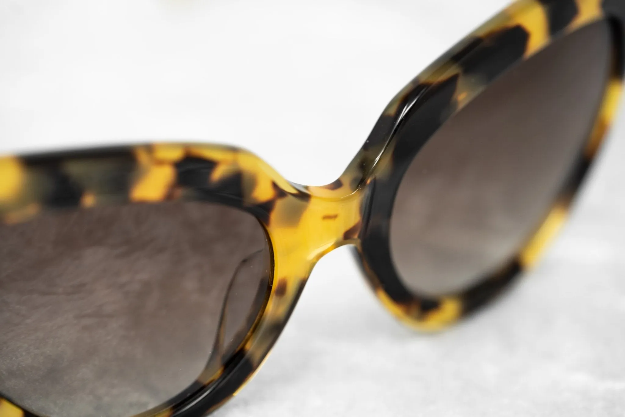 Erdem Ladies Sunglasses Cat Eye Yellow Tortoise Shell and Brown EDM29C2SUN