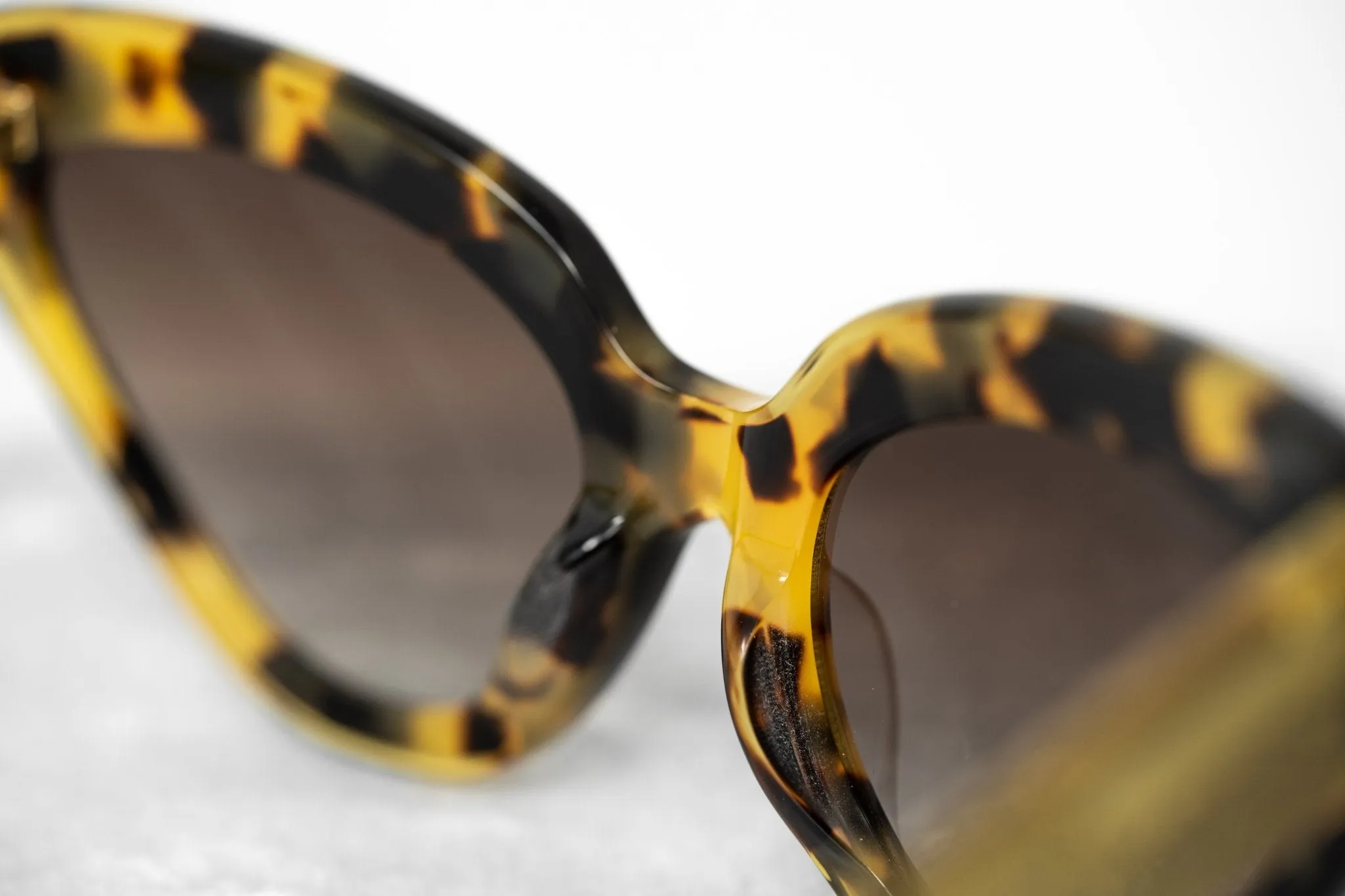 Erdem Ladies Sunglasses Cat Eye Yellow Tortoise Shell and Brown EDM29C2SUN