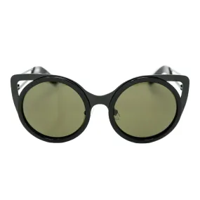 Erdem Sunglasses Cat Eye Black and Grey