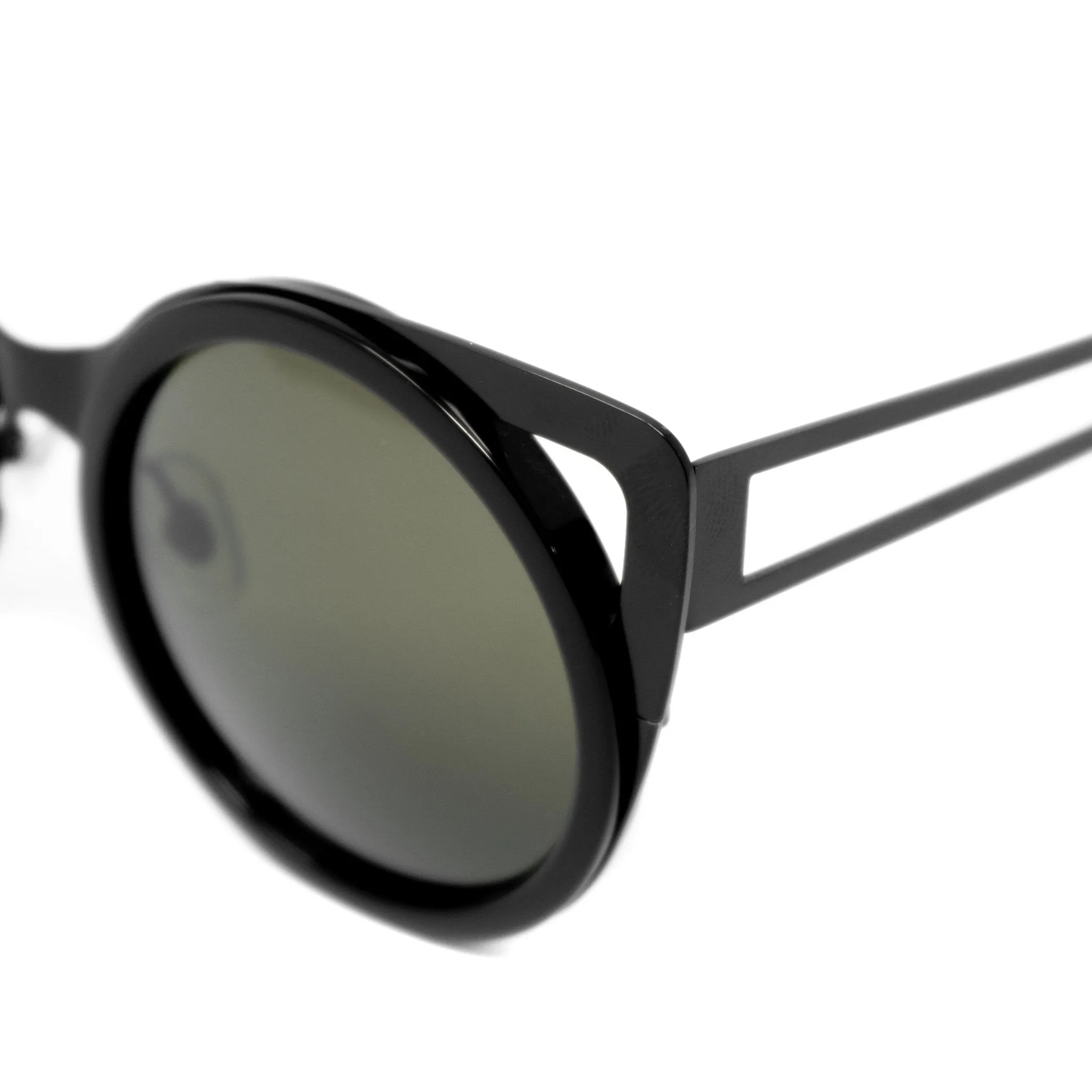 Erdem Sunglasses Cat Eye Black and Grey