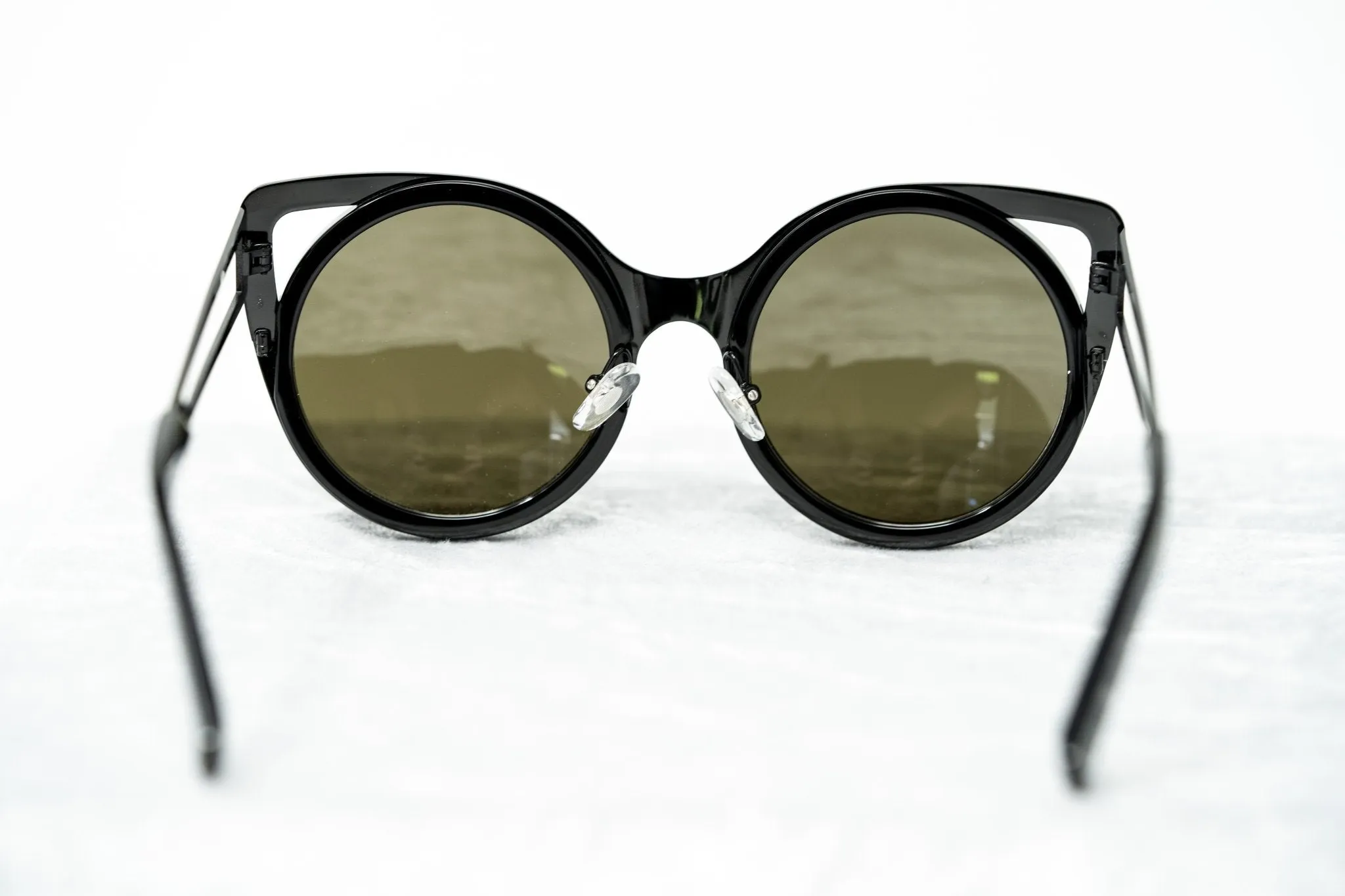 Erdem Sunglasses Cat Eye Black and Grey